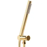 Beliani - Handbrause Gold Metall Rund Stab 1 Strahlart Modern Klassisch Duschkopf Badezimmer Stabhandbrause Stabbrause