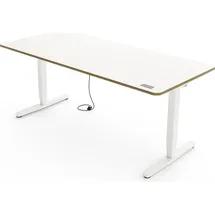 Yaasa Schreibtisch 180 x 80 cm Weiß