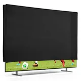 kwmobile 49-50" TV Abdeckung Indoor - Fernseher Hülle Bildschirmschutz Abdeckung - TV Bildschirm Staubschutzhülle - Fernsehabdeckung - Schwarz