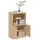 vidaXL Sideboard 60,5 x 100 x 37 cm Braun