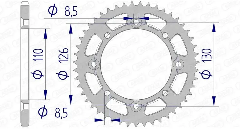 AFAM Krone aus Aluminium 17107420