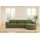 kaiser möbel Ecksofa Cursal Round L-Form, Stoff Artico, Moss, Rechts - Grün