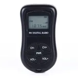 Mini-stereo-radio Mit Batteriebetrieb (60–108 Mhz), Tragbarer Fm-radioempfänger Mit Dsp Und Lcd-bildschirm