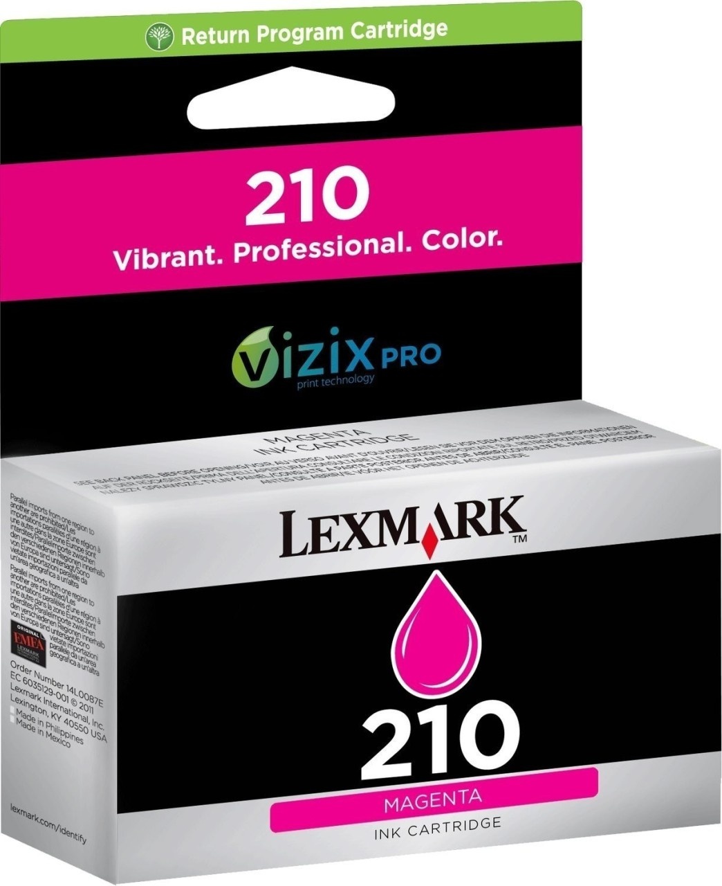 Original Lexmark Druckkopf 210XL magenta für OfficeEdge Pro 4000 5500