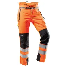 Pfanner Warnschutz Forst- und Schnittschutzhose VENTILATION Kl.1 Orange - XXL