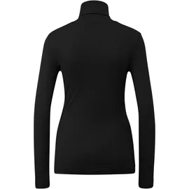 QS Langarmshirt mit Rollkragen - schwarz - S
