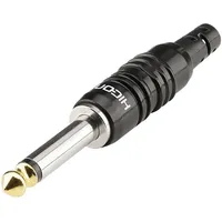 HICON HI-J63M07 Klinken-Steckverbinder 6.35mm Stecker, gerade Polzahl: 2 Mono