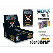 Panini One Piece 25th Anniversary Trading Cards Booster-Display