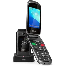 SPC Magnus Mobiltelefon für Senioren SOS-Taste, - Schwarz