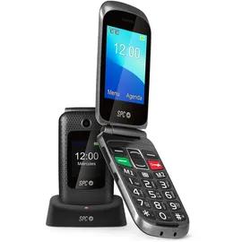 SPC Magnus Mobiltelefon für Senioren SOS-Taste, - Schwarz
