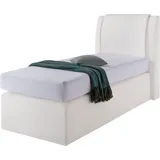 Westfalia Schlafkomfort Boxspringbett 90 x 200 cm H2 Weiß