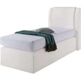Westfalia Schlafkomfort Boxspringbett 90 x 200 cm H2 Weiß
