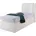 Westfalia Schlafkomfort Boxspringbett 90 x 200 cm H2 Weiß