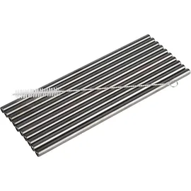 APS Trinkhalme Edelstahl 10 St. Gunmetal-Look