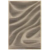 PTMD Wandpaneel aus MDF mit rechteckigem Design reliefartiger Wellenstruktur & moderner Kontur – Aleishia | PTMD