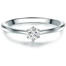 Trilani Ring aus Sterling Silber mit Zirkonia in silber | Gr.: 53