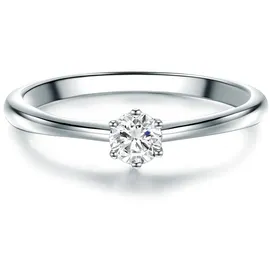 Trilani Ring aus Sterling Silber mit Zirkonia in silber | Gr.: 53