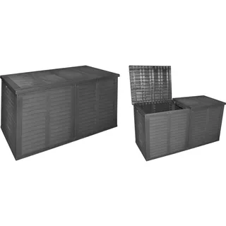 None Kissenbox 750 l 155 x 66 x 80 cm Schwarz