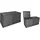 Aufbewahrungsbox 155 x 66 x 80 cm 750-tlg. grau