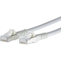 METZ CONNECT Patchkabel S/FTP 130845A088-E RJ45 Netzwerkkabel Weiß