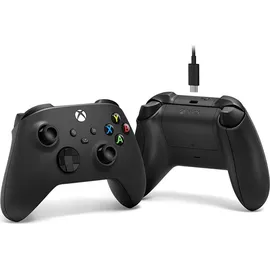 Microsoft Xbox Wireless Controller carbon black inkl. USB-C Kabel