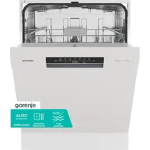 Gorenje G400 GU642D90W Einbau-Geschirrspüler (unterbaufähig, 599 mm breit, Weiß)