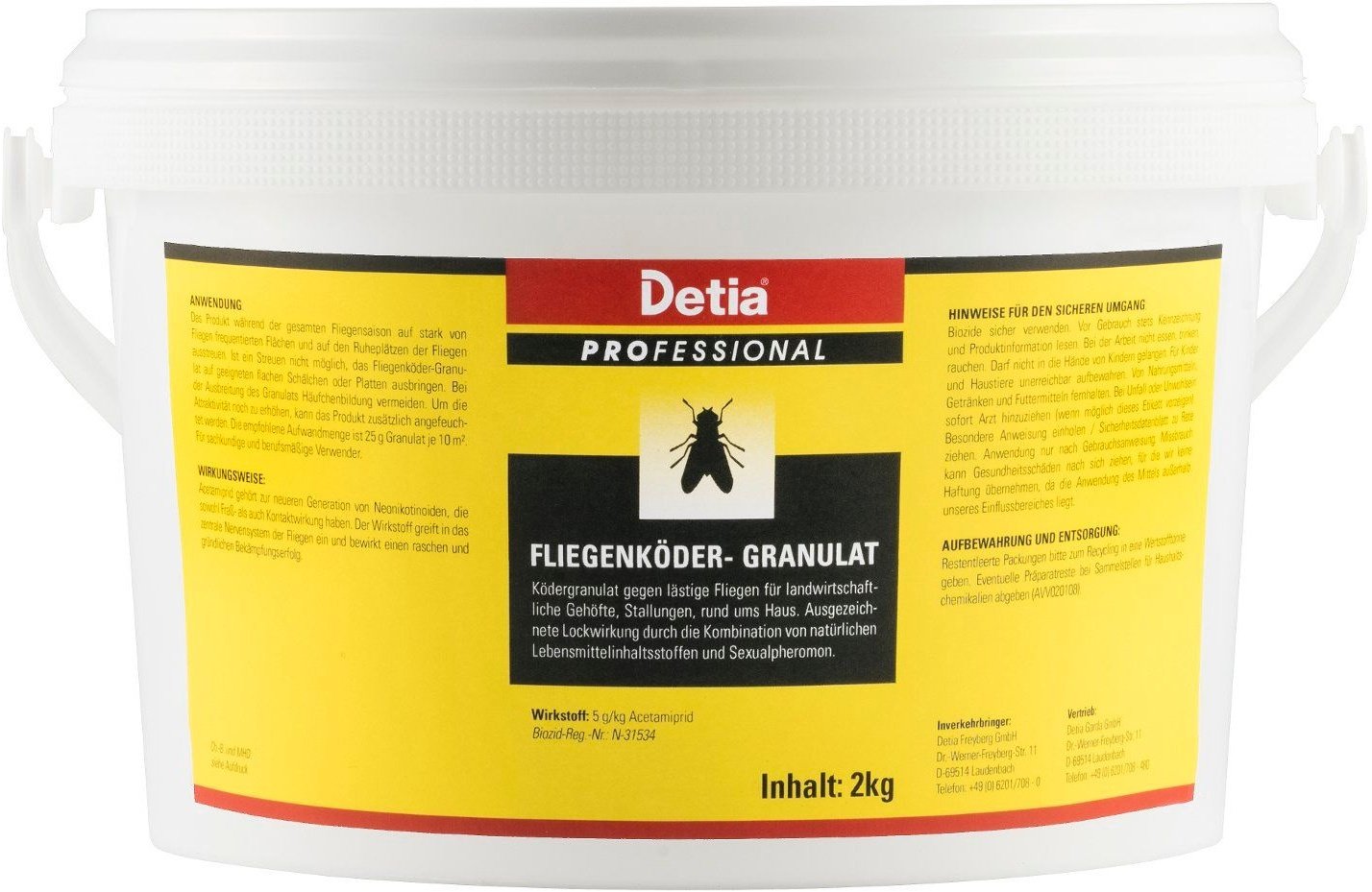 Detia Fliegenköder-Granulat Granulat 2 kg