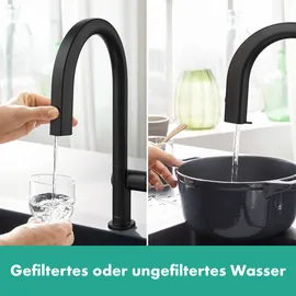 Hansgrohe Aqittura M91 Einhebelmischer Schwarz