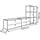 Viasit Sideboard System4, 83904 anthrazit 227,9 x 40,4 x 118,2 cm