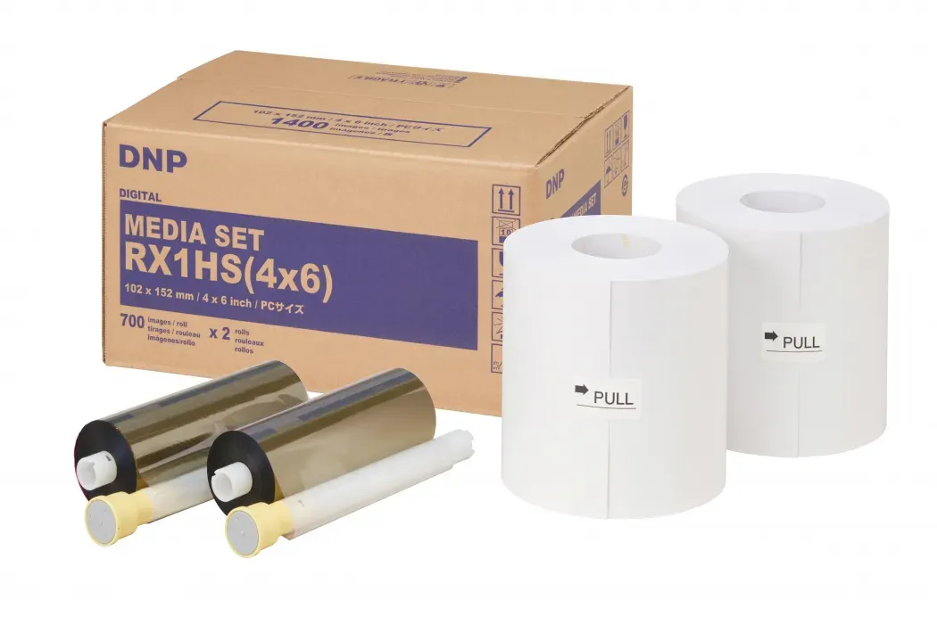 DNP Paper DSRX1HS-6X8 2 Rolls / 350 Prints 15x20 für DS-RX1HS