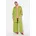 Longjacke Rippjersey V-Ausschnitt Grün 42/44
