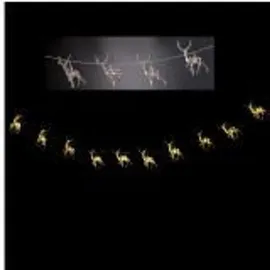 Lex LED Lichterkette Hirsch 2 m Warmweiß