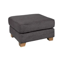 Soho Hocker Franka 75 x 42 x 62 cm Grau