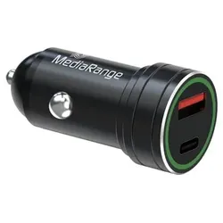 Ladegerät USB-A/USB-C schwarz