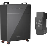 MARSTEK Venus E NewGen - Solarspeicher 5,12 kWh Erweiterbarer AC-gekoppelter Solarstromspeicher mit App-Steuerung, Notstromfunktion & bis zu 10 Jahren Garantie | Set mit Marstek CT002 Smart Meter