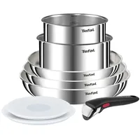 Tefal - 8-teiliges Kochgeschirr-Set INGENIO EMOTION - Edelstahl