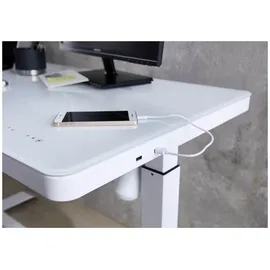 Livetastic Schreibtisch Levu weiß
