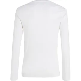 Tommy Hilfiger Original Ribbed Organic Cotton Langarm-T-Shirt Classic White 2XL