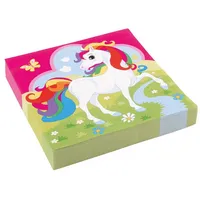 Amscan 9902103 20 Servietten Einhorn