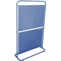 Garden Pleasure Windschutz Divido 80 x 124 cm blau Metall