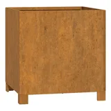 vidaXL Pflanzkübel mit Beinen 42 x 40 x 43 cm Rostig