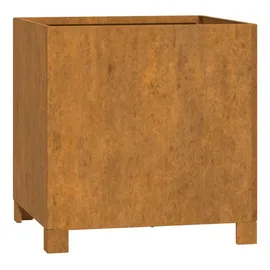 vidaXL Pflanzkübel mit Beinen 42 x 40 x 43 cm Rostig