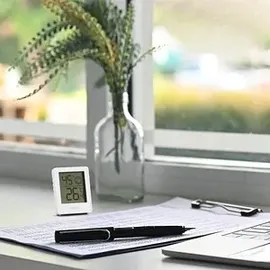 Hama Baros Thermometer weiß