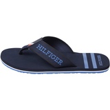 Tommy Hilfiger Herren Flip Flops Sporty Beach Sandal Zehentrenner, Blau (Desert Sky), 41