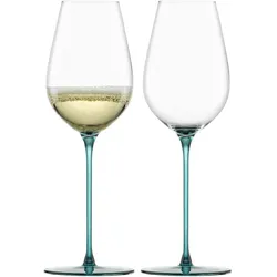 Eisch Inspire SensisPlus Allroundgläser Erfrischend & Leicht 400 ml 2er Set Aqua