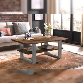 möbelliebling Couchtisch Braun Akazie 115 x 46 x 65 cm