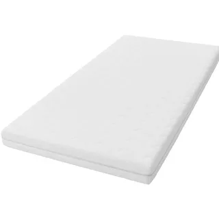 Schlafschatz Topper 7cm XXL 140x200cm fest , 7-Zonen, Bezug abnehmbar und waschbar bis 60 °C