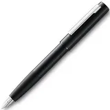 Lamy Füller aion black 077, Feder M, aus Aluminium eloxiert, schwarz, seidenmatt