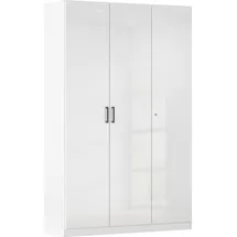 Rauch Mehrzweckschrank MINOSA 136 x 210 x 41 cm Alpinweiß/Hochglanz Weiß