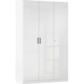 Rauch Mehrzweckschrank MINOSA 136 x 210 x 41 cm Alpinweiß/Hochglanz Weiß